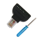 RJ45 Male Plug To AV 8 Pin Screw Terminal
