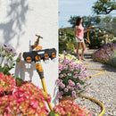 4 Way Hose Splitter,Garden Hose Splitter,Easy to Open Hose Connector 4 Way