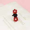 12pcs Glitter Mini Hair Claw Clip Hair Pin Flower for Women Girl Hair Acces I6S5