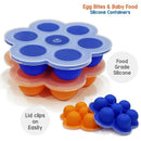 Silicone Egg Bites Molds for Instant Pot Accessories Baby Food Freezer Tray K8C8