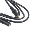 3.5 mm jack male - female connector m / f extension cable audio cable black E2Y6