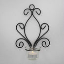 Set of Two, Iron Wall Sconce, Tea Light Candle Sconces, High. Perfect Gift  Y6M9