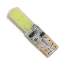 1x T10 Silica Gel 194 168 COB 12 SMD LED Side Strobe Flash Blink Light Bulbs 3C