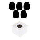 Mic Microphone Flag Station+ 5pcs Microphone Foam for Interview Speech