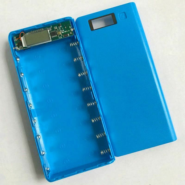 DIY 8x18650 Portable Battery Power Bank Shell Case Box LCD Display Dual USB A4T6
