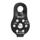 Arborist Rock Climbing Tree Caving 8-12mm Rope Grab Protect Belay Pulley Black