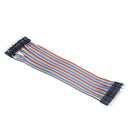 5X(40pcs 20cm 2.54mm male to male Breadboard jumper wire cable for Arduino M7F6)