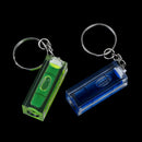 Mini green acrylic spirit level key ring key chain tool gadget novelty gift!c
