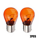 2x Amber Bulb 1156 P21W BA15S 581 CAR SUV Bayonet Base Lamp Turn Signal Light