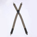 Men's X Back Suspenders Heavy Duty Adjustable Elastic Straight Clip Straps
