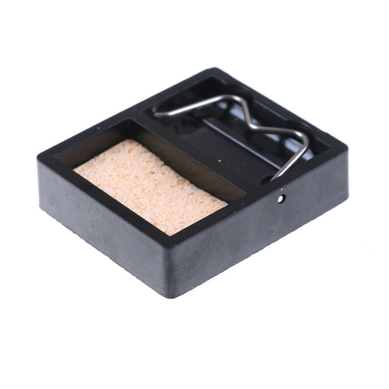 Soldering Iron Gun Stand Holder Support Station Metal Base With Solder Sponge JR