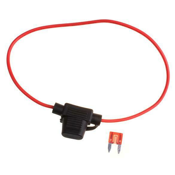 Waterproof Power Socket Mini Blade Type In Line Fuse Holders With 10A Fuse