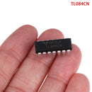10 PCS TL084CN Inline DIP-14 Quad Operational Amplifier JFET Linear Buffer U Ew