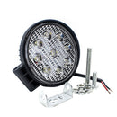 27W 6500K Car LED Light Spot Beam Round Work Light Driving Light Car SUV Truck