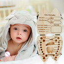 Milk Teeth Storage Wooden Umbilical Lanugo Save Collect Baby Kid Gifts Souvenirs