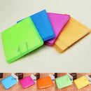 Useful 12 CD DVD Disc Double Holders Pack Multi-color Storage Case Bag Container