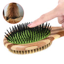 Pet Comb Professional Double Sided Pin Bristle Bamboo Brush Grooming Comb
