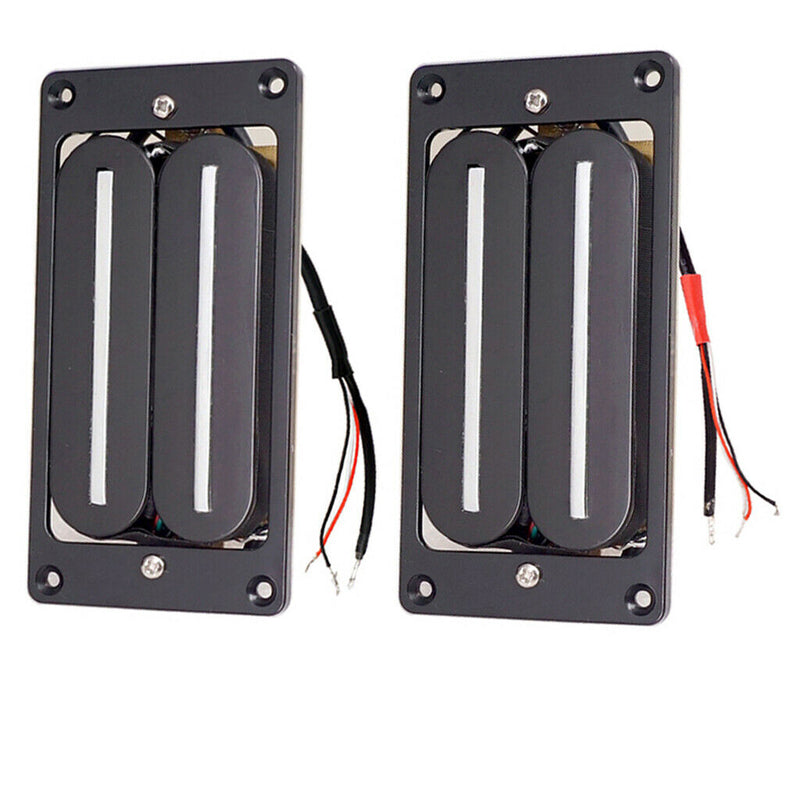 2 Pieces Electric Guitar Dual Twin Rails  Pickups N & B Luthier Supply