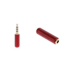 Pair 3.5mm 1/8 "TRRS 4 Pole Female + Male A / V