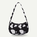 Cow Milk Printed Women Handbag Tote Female Casual Underarm Shoulder Bag (3)