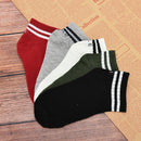 Men Comfortable Cotton Socks Solid striped Sports Classic SocJBTEUS