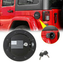 Gas Tank Door Locking Fuel Filler Door Cover for JK Jeep Wrangler 2007-2018