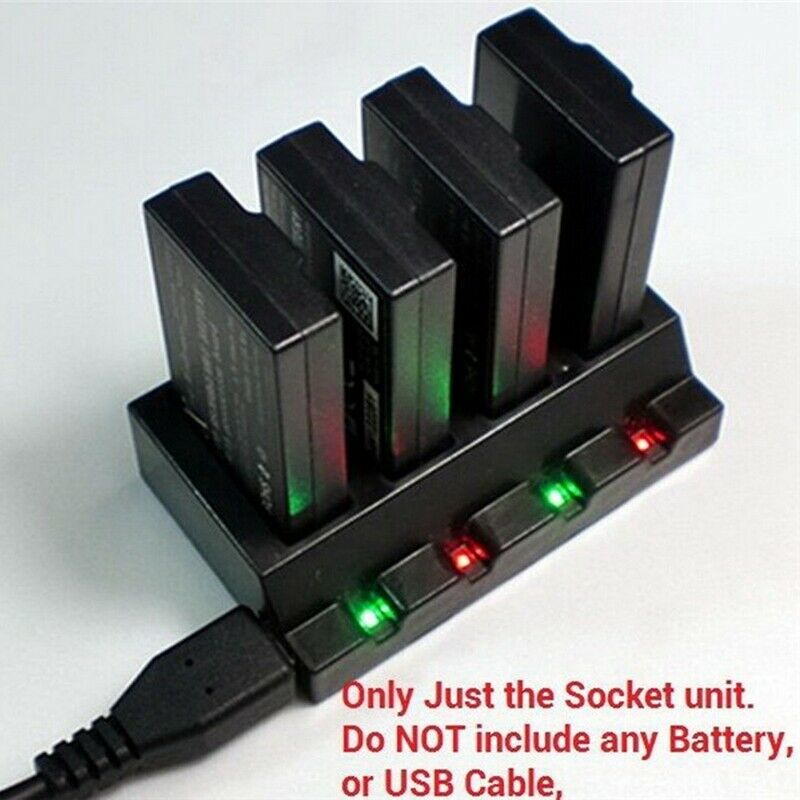 Usb 4 Port 3.7V Battery Adapter Charger For Parrot Mini Drones Rolling Spid Y8Z3
