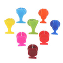 8pcs Silicone Wine Glass Shape Wine Glass Marker Drinking Cup IdentifierB Fw