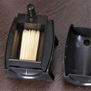 Toothpick Holders Wine Barrel Type Automatic Toothpick Case Press Bucket Di W6K6