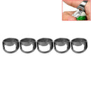 5Pcs Stainless Steel Finger Ring Bottle Caps Opener Beer Bar Tools 1.6cm Width