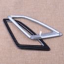2pcs Carbon Fiber Style Front Air Vent Trim Cover Fit For Mazda 3 Axela 17-18