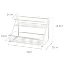 Spice Rack Two Layers Iron Storage Shelf Rack Home Kitchen Seasoning Holder