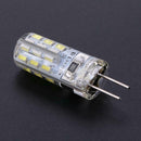 G4 LED Lamp 2W DC 12V 24 SMD3014 110LM White LED Silicone Corn Bulb Light