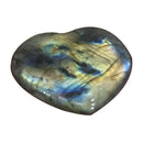 Romantic Heart Shape Faux Labradorite Stone Specimens Collection Birthday Deluxe