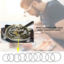 500pcs 0.9mm 31-40mm Rubber O-Ring Watch Back Seal Gasket Watch Repair Tool