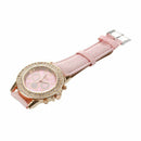 Women Watch, Pink Leather Strap