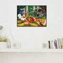 5D DIY Full Drill Diamond Painting Countryside Chick Cross Stitch Embroider