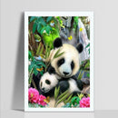 5D DIY Full Drill Diamond Painting Panda Cross Stitch Embroidery Mosaic Kit