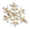Large Snowflake Barrette Clip Hairpin Wedding Charm Enamel Hair Accessories
