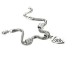 2PCS/Set Mother Daughter Love Heart Bangle Bracelet Charm Family Jewelry Gift FT