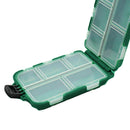 Fishing Tackle Box Case Hooks Lure Baits Waterproof Storage With 10 Compartments