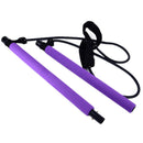 Pilates Bar Kit with Resistance Band Yoga Resistance Bands Workout Toning B P6C7