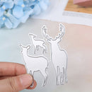 Metal Christmas Deer Cutting Dies New for Scrapbooking DIY Craft Card Making OZ