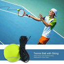 Rubber Woolen Tennis Ball with 4m String Replacement for Tennis Trainer