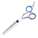 2x 6.7'' Barber Metal Haircutting Thinning Scissors Shears W/ Finger Insert