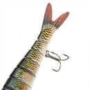 140mm 27g 5.5inch 8-segment Multi Jointed Fishing Life-like Hard Lure Swimb
