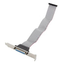 Motherboard DB25 1 Port Serial Parallel PCI Slot Header Cable Bracket