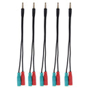 2 in 1 Splitter 4 Pole 3.5mm Audio earphone headset to 2 female jack Headph