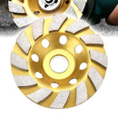 100mm Diamond Segment Grinding Wheel Cup Disc Grinder Concrete Granite StonS Ew