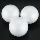 10 x Christmas Decoration Modelling Craft Polystyrene Foam Ball Sphere 10cm E2R9